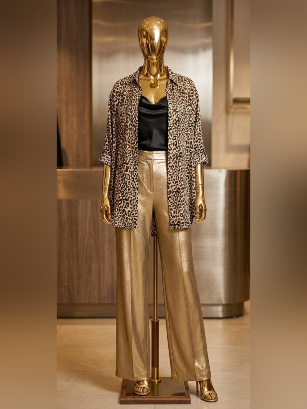 Gorgeous Leopard Print Blouse - Women